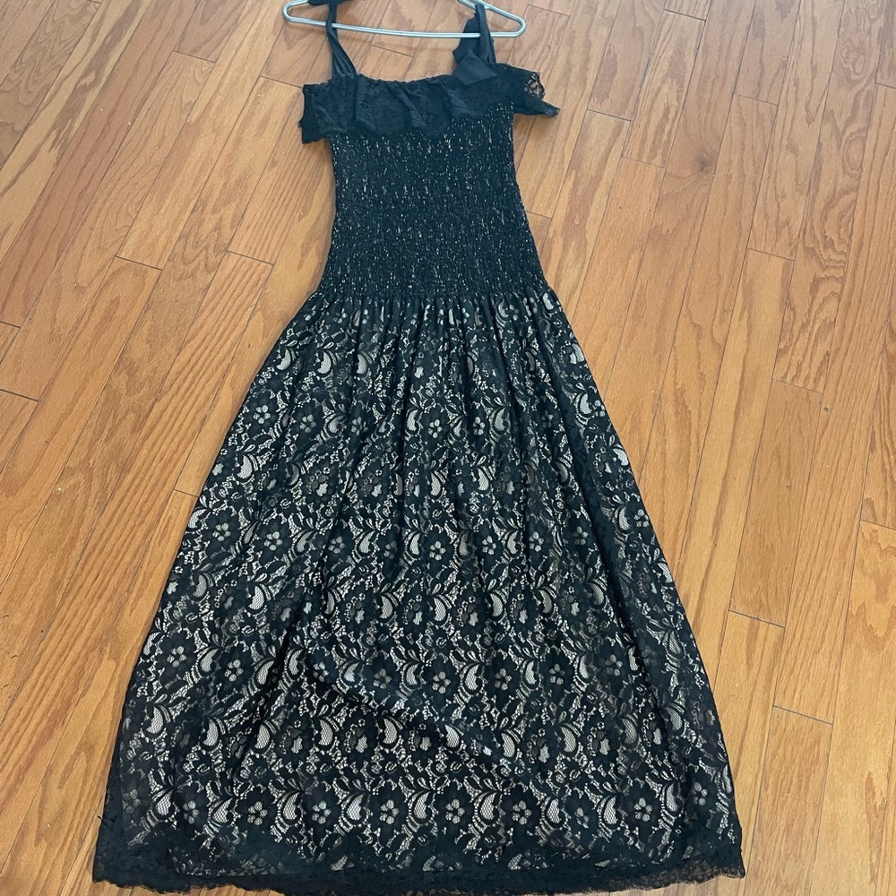 Rebecca taylor lace long dress